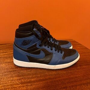 Jordan Blue and Black Sneakers High-Top